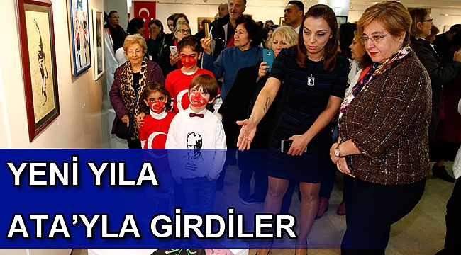 Yeni yıla Ata’yla girdiler