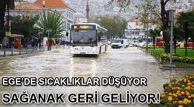 Ege'de sıcaklıklar düşecek