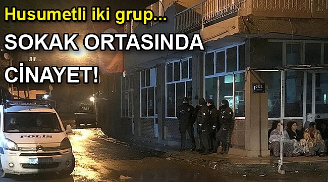 İzmir'de sokak ortasında cinayet