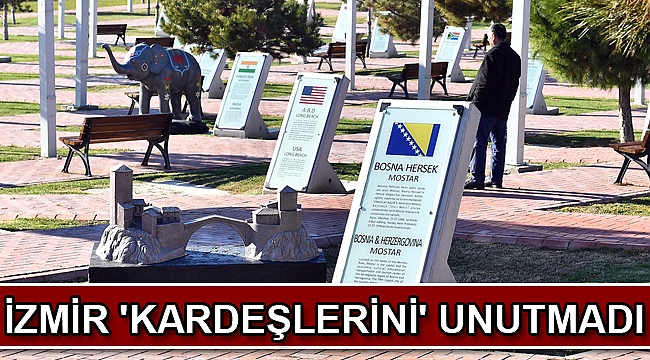 İzmir 'kardeşlerini' unutmadı
