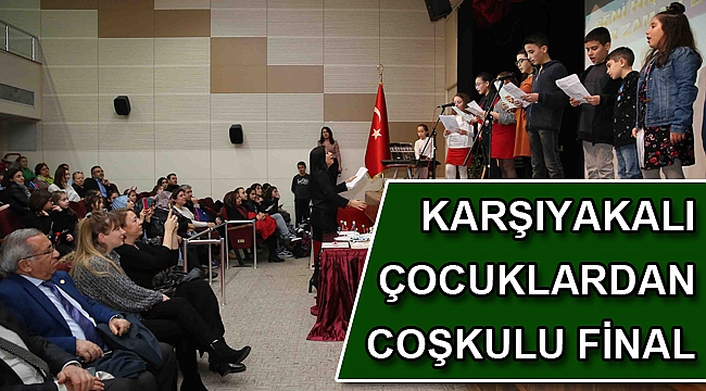 Karşıyakalı çocuklardan coşkulu final