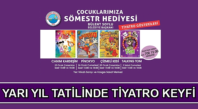 Yarı Yıl Tatilinde Tiyatro Keyfi