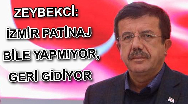 Zeybekci: İzmir patinaj bile yapmıyor, geri gidiyor