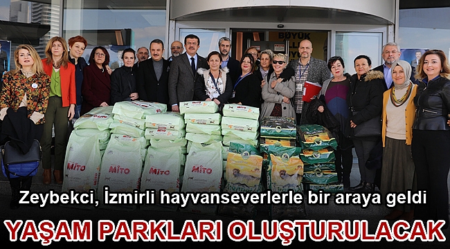 Zeybekci, İzmirli hayvanseverlerle bir araya geldi