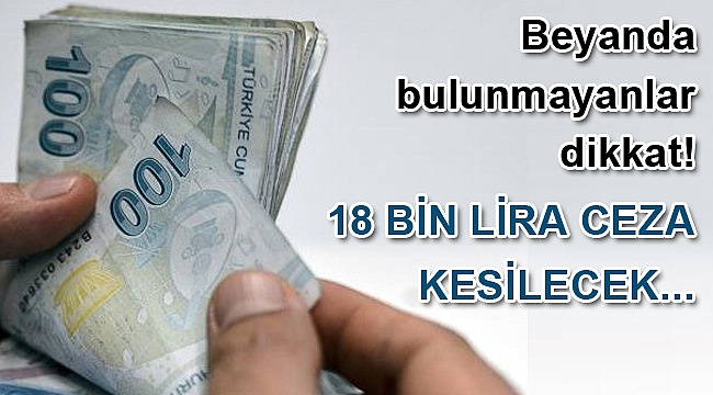 18 bin lira ceza kesilecek