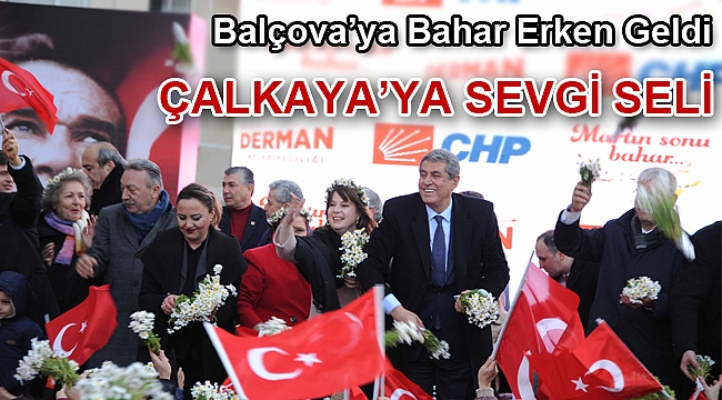 Balçova’ya Bahar Erken Geldi