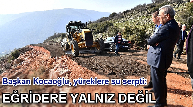 Başkan Kocaoğlu, yüreklere su serpti