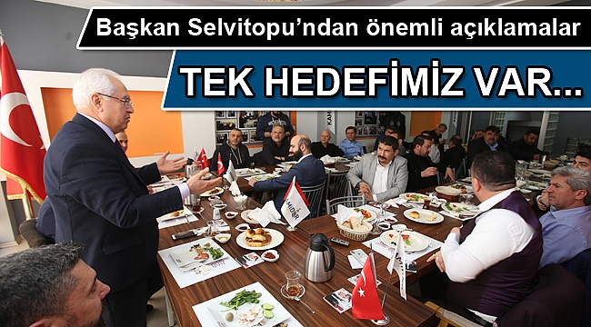 Başkan Selvitopu KAMİDER üyeleriyle kahvaltıda buluştu