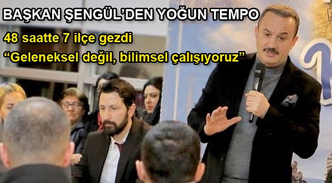 Başkan Şengül’den yoğun tempo