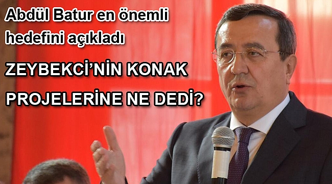 BATUR: EN ÖNEMLİ HEDEFİM KENTSEL DÖNÜŞÜM