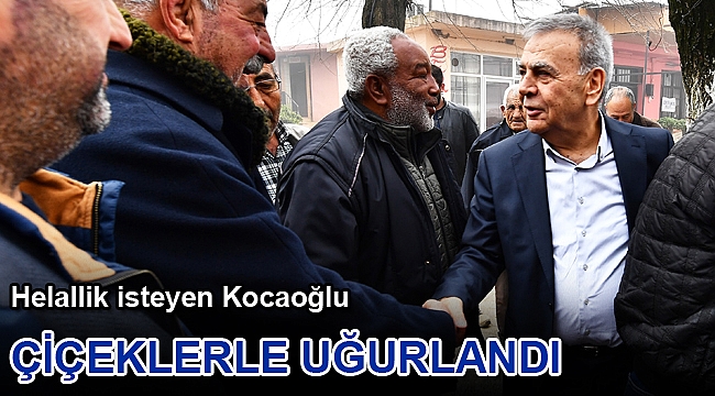 Çiçeklerle uğurlandı