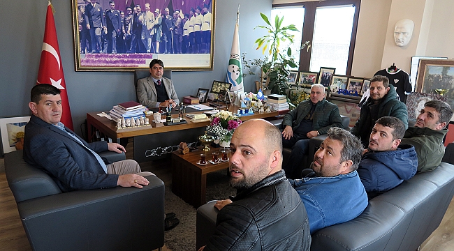 FOÇA ZİRAAT ODASI, FOÇA BELEDİYE BAŞKANLIĞI’NI ZİYARET ETTİ