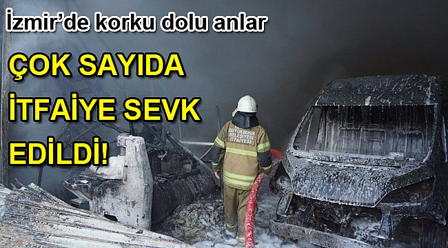 İzmir’de fabrika yangını: Zarar 2 milyon TL