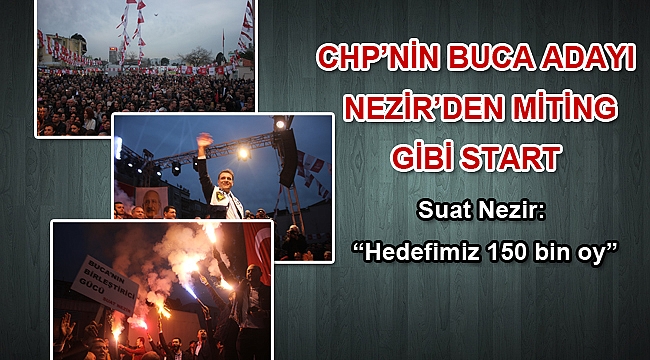 Suat Nezir: “Hedefimiz 150 bin oy”