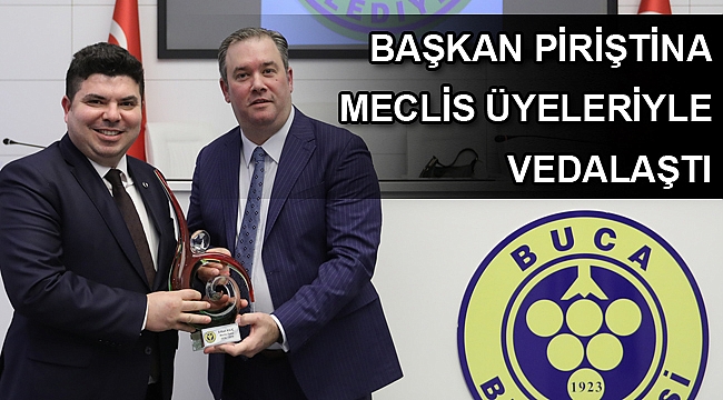 Başkan Piriştina meclis üyeleriyle vedalaştı