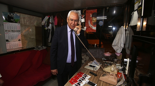 Başkan Selvitopu’nun gece taksici ziyareti