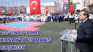 100'üncü yılda Konak'ta 19 Mayıs coşkusu