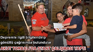 AKUT Torbalı’da stant çalışması yaptı