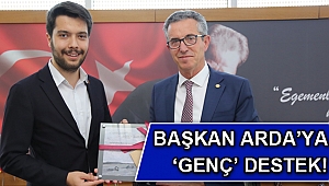 Başkan Arda'ya 'genç' destek