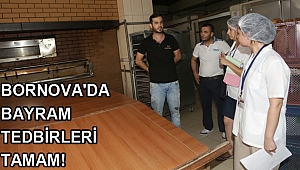 Bornova'da bayram tedbirleri tamam
