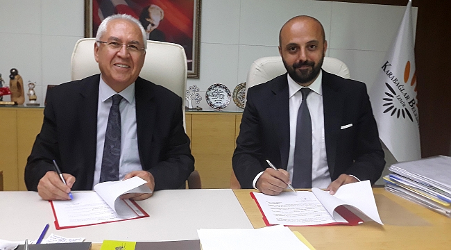 Karabağlar Belediyesi ile Harita ve Kadastro Mühendisleri Odası arasında işbirliği protokolü