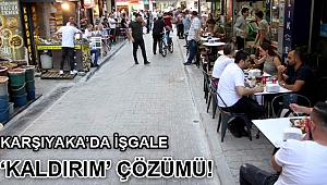 Karşıyaka’da işgale ‘kaldırım’ çözümü