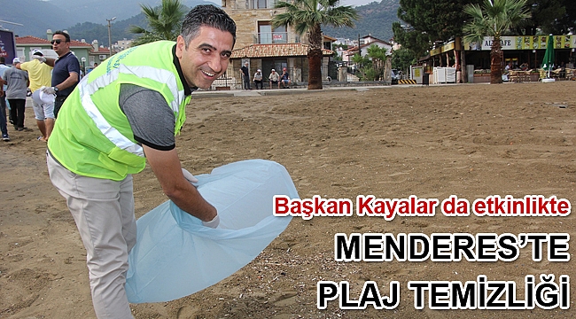 Menderes’te Plaj Temizliği