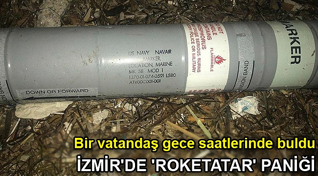 İzmir'de 'roketatar' paniği