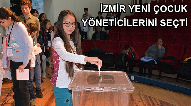 İzmir yeni çocuk yöneticilerini seçti