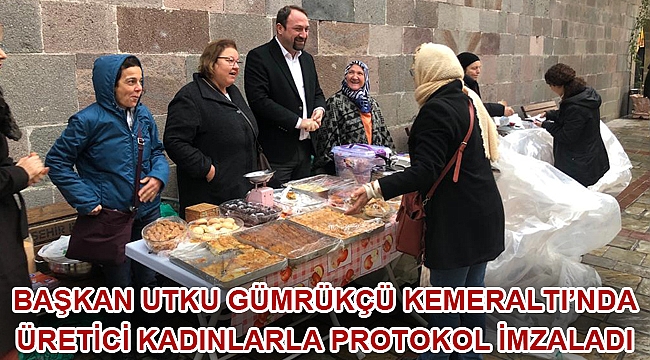 Başkan Utku Gümrükçü Kemeraltı’nda üretici kadınlarla protokol imzaladı