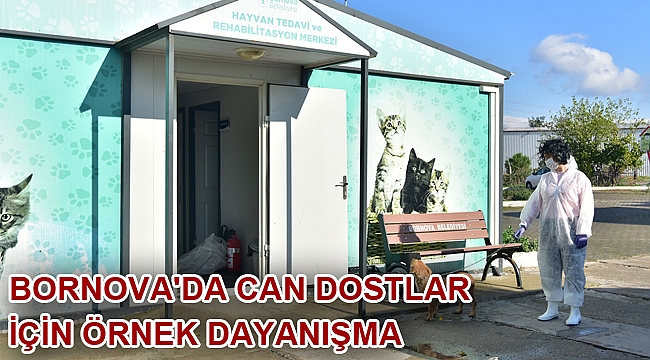 Bornova'da can dostlar için örnek dayanışma