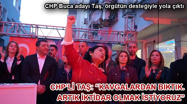 Buca’nın kadın adayından miting gibi açıklama