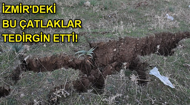İzmir'deki bu çatlaklar tedirgin etti
