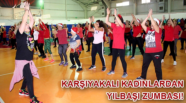 Karşıyakalı kadınlardan yılbaşı zumbası!