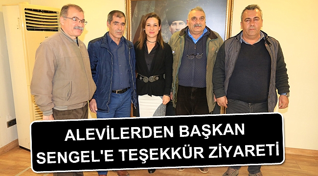 ALEVİLERDEN BAŞKAN SENGEL'E TEŞEKKÜR ZİYARETİ