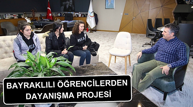 Bayraklılı öğrencilerden dayanışma projesi
