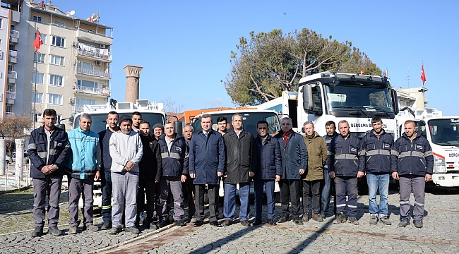 Bergama’nın temizlik araç filosu yenilendi
