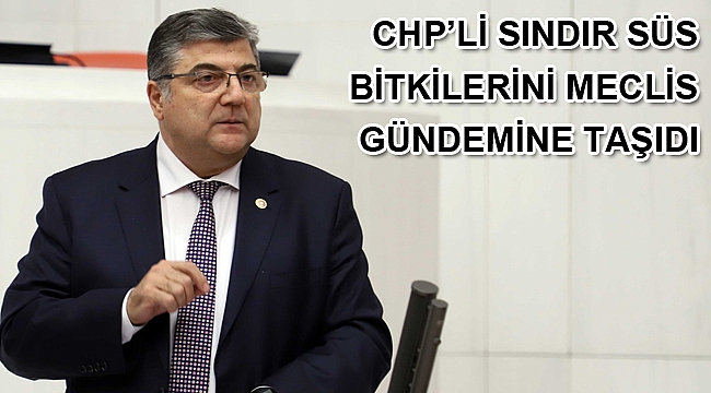 CHP’li Sındır Süs Bitkilerini Meclis Gündemine Taşıdı