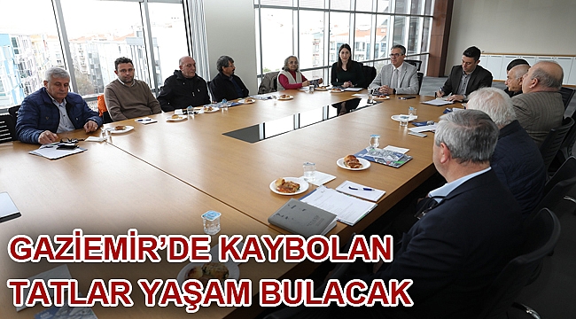 Gaziemir’de kaybolan tatlar yaşam bulacak