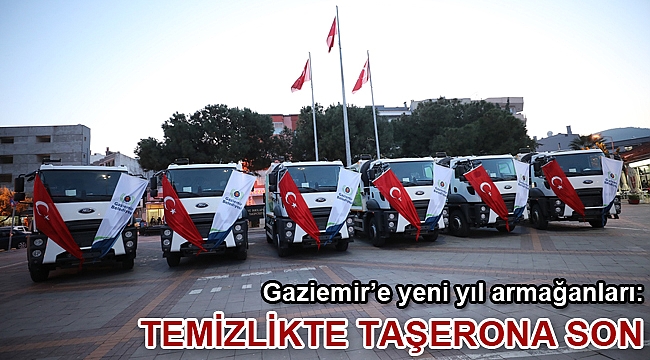 Gaziemir’e yeni yıl armağanları: Temizlikte taşerona son