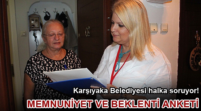 Karşıyaka Belediyesi halka soruyor!