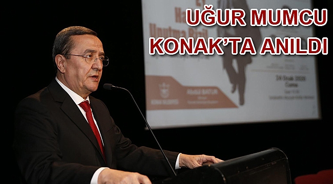 Uğur Mumcu Konak’ta anıldı