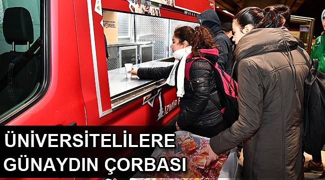 Üniversitelilere günaydın çorbası