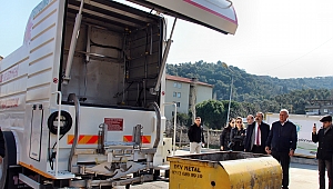-	Söke Belediyesi Konteyner Yıkama ve Dezenfekte Aracı Aldı
