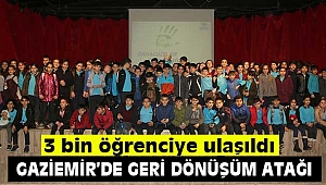 Geri dönüşüm eğitiminde 3 bin öğrenciye ulaşıldı