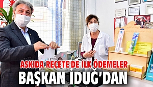 Askıda Reçete'de ilk ödemeler Başkan İduğ’dan