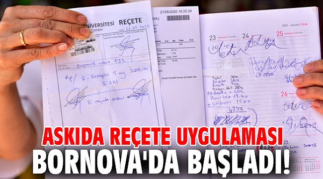Askıda Reçete uygulaması Bornova'da başladı!