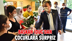 Başkan İduğ'dan çocuklara sürpriz!