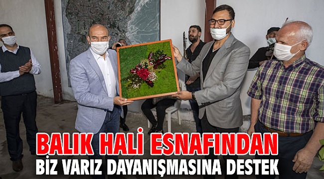 Başkan Soyer, balık hali ve sebze-meyve halini ziyaret etti