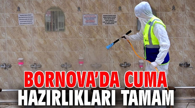 Bornova’da Cuma hazırlıkları tamam